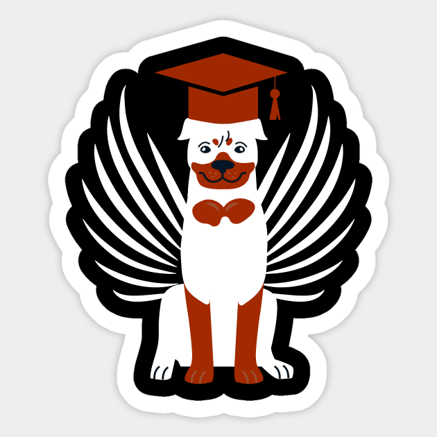 Clever Dog Sticker by Imutobi